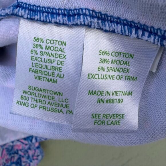 Lilly Pulitzer Women's XL Blue Leona Zip Up Jacket Long Sleeve Casual - Picture 10 of 11